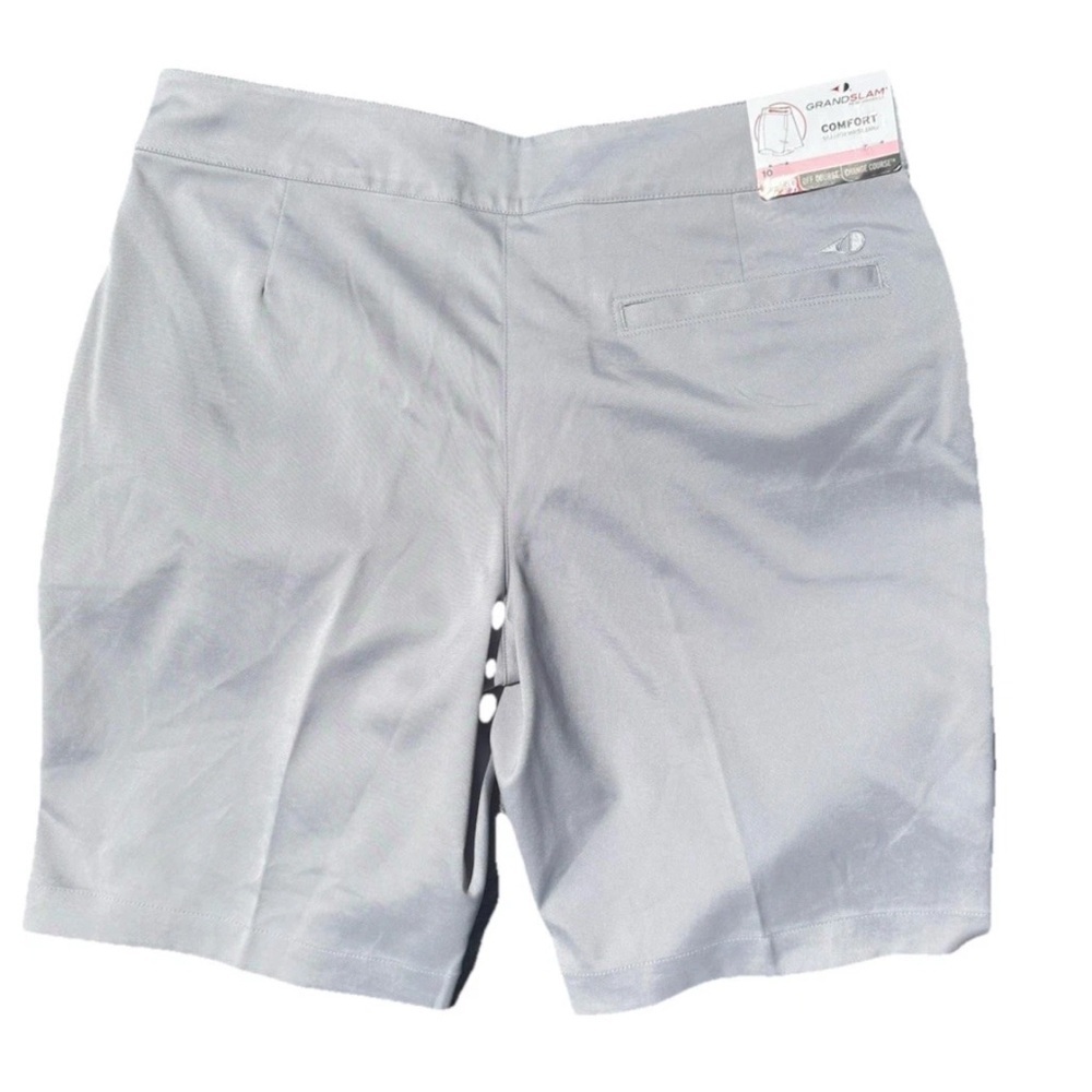 Grand Slam Women's Light Gray Athletic Shorts - Picture 5 of 8